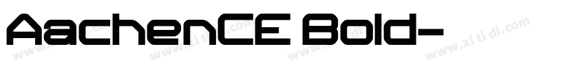 AachenCE Bold字体转换